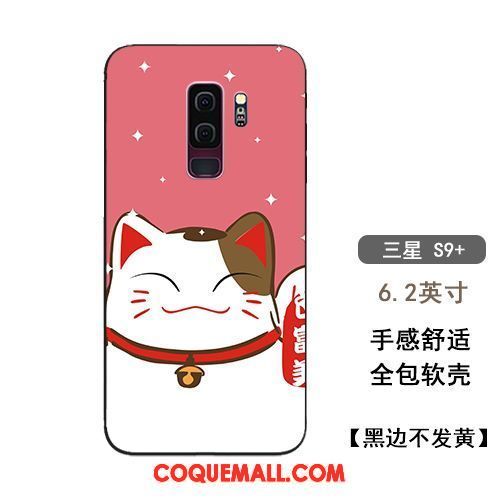 Étui Samsung Galaxy S9+ Fluide Doux Amoureux Tout Compris, Coque Samsung Galaxy S9+ Téléphone Portable Chat