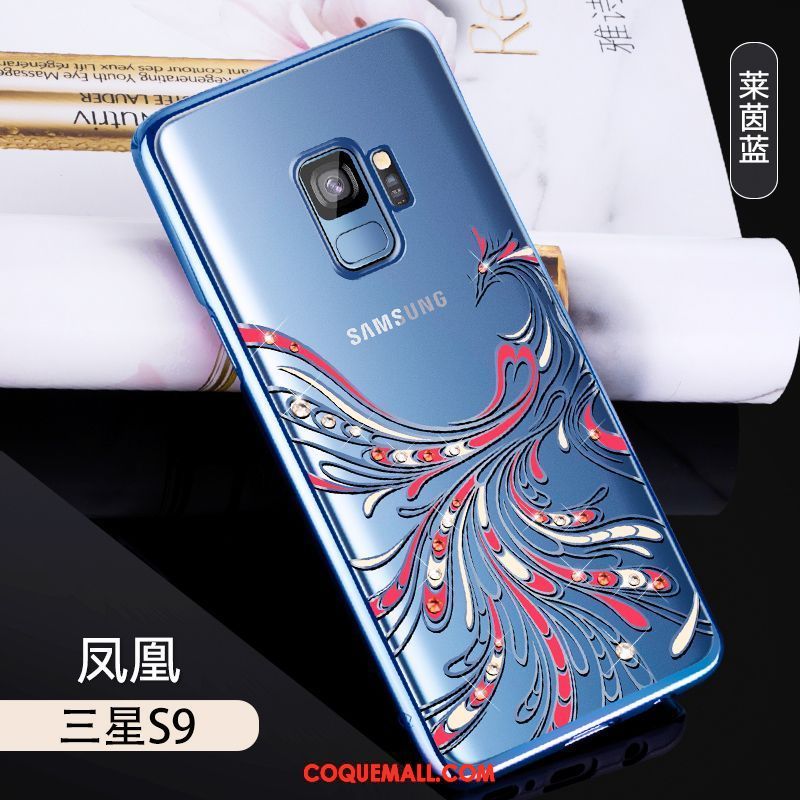 Étui Samsung Galaxy S9 Incassable Créatif Violet, Coque Samsung Galaxy S9 Protection Difficile