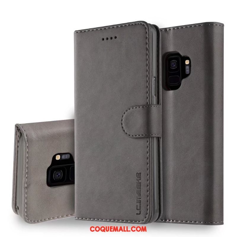 Étui Samsung Galaxy S9 Légère Étoile Business, Coque Samsung Galaxy S9 Étui En Cuir Protection