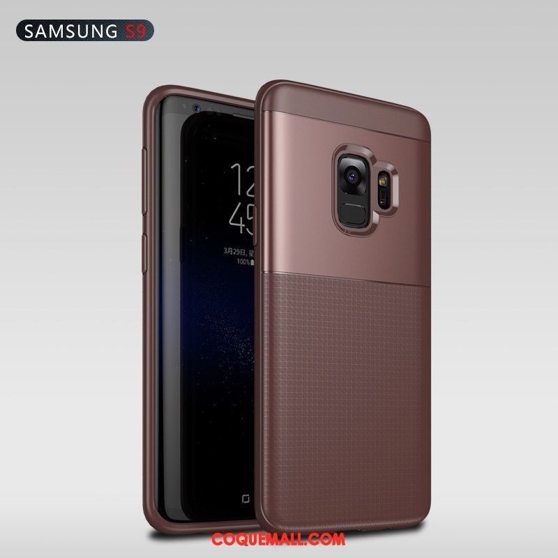 Étui Samsung Galaxy S9 Marque De Tendance Tout Compris Personnalité, Coque Samsung Galaxy S9 Créatif Légères Braun