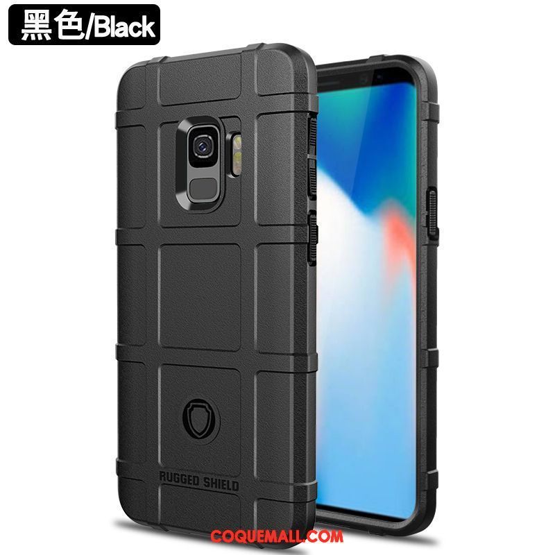 Étui Samsung Galaxy S9 Personnalité Bleu Téléphone Portable, Coque Samsung Galaxy S9 Tout Compris Incassable