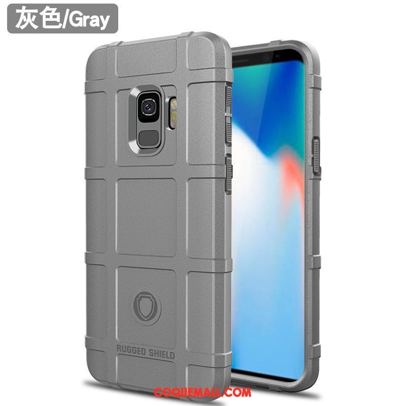 Étui Samsung Galaxy S9 Personnalité Bleu Téléphone Portable, Coque Samsung Galaxy S9 Tout Compris Incassable