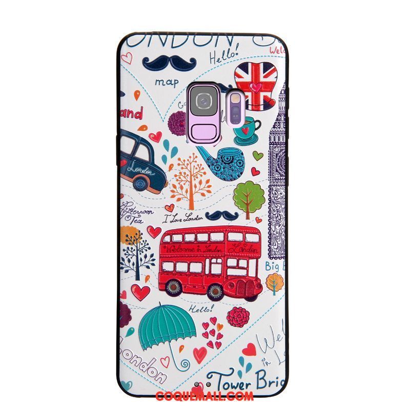 Étui Samsung Galaxy S9 Personnalité Marque De Tendance Longue, Coque Samsung Galaxy S9 Silicone Étoile