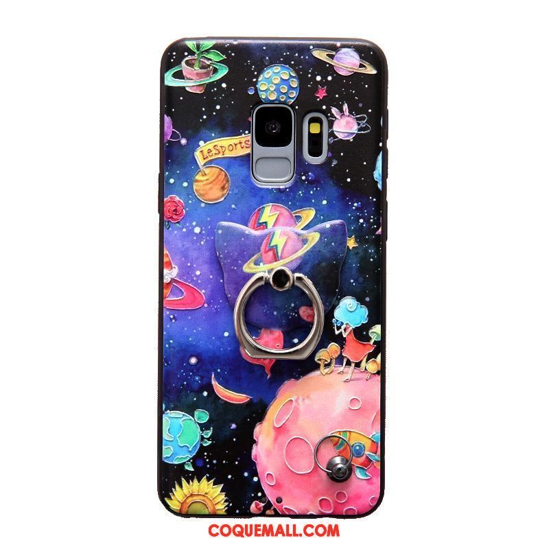Étui Samsung Galaxy S9 Planète Étoile Téléphone Portable, Coque Samsung Galaxy S9 Fluide Doux Tendance