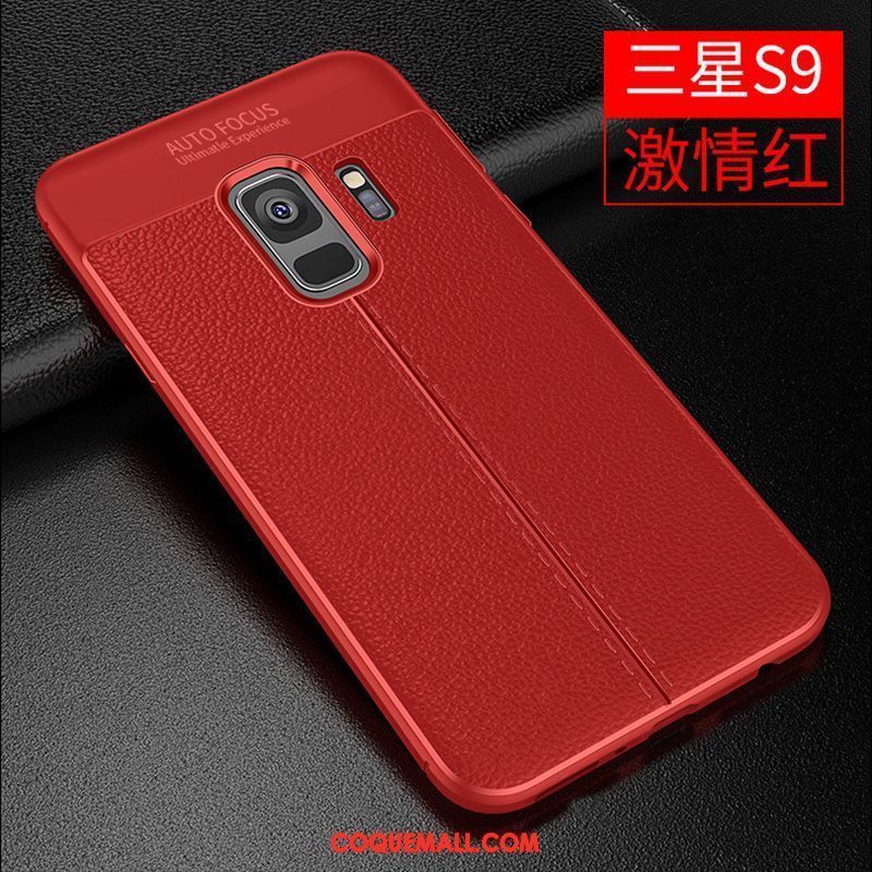 Étui Samsung Galaxy S9 Protection Tout Compris Étoile, Coque Samsung Galaxy S9 Noir Étui En Cuir