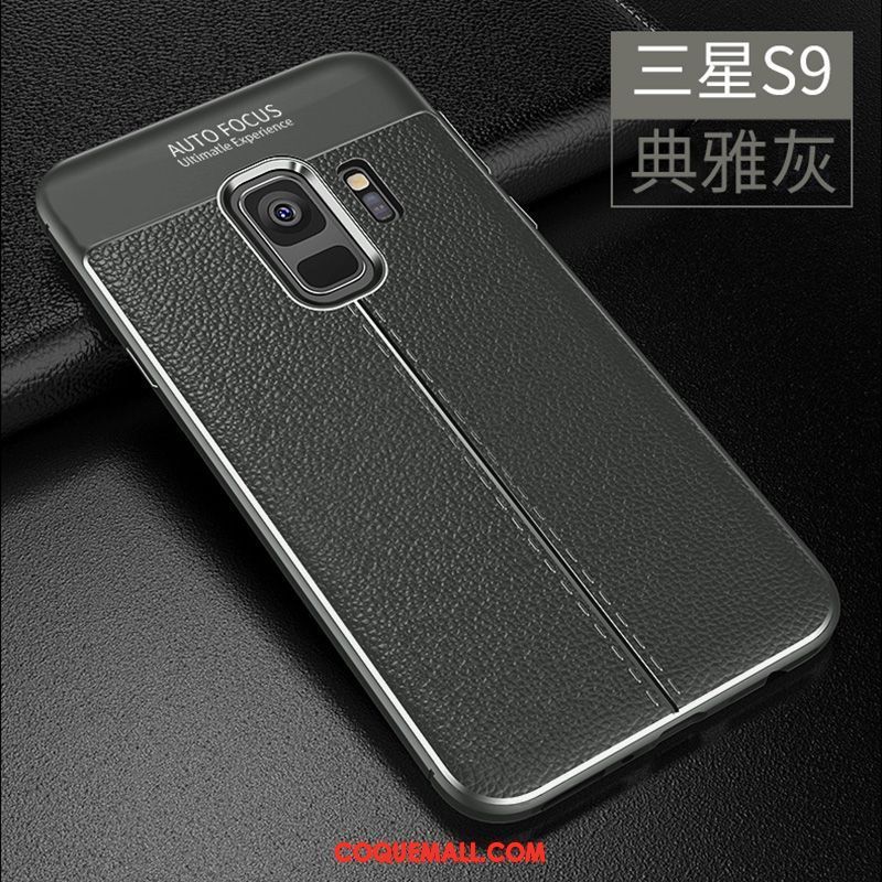 Étui Samsung Galaxy S9 Protection Tout Compris Étoile, Coque Samsung Galaxy S9 Noir Étui En Cuir