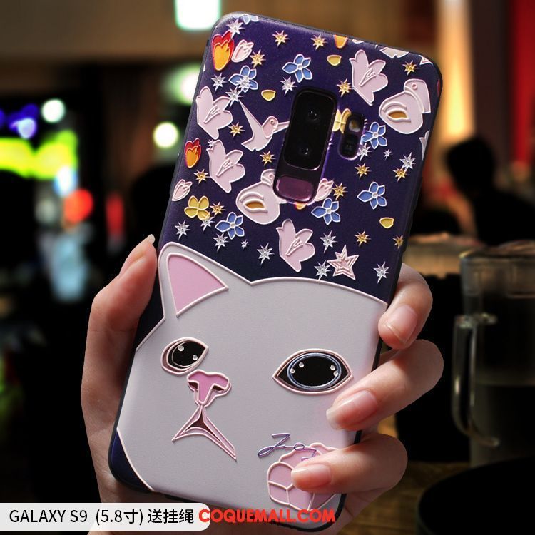 Étui Samsung Galaxy S9+ Protection Étoile Rose, Coque Samsung Galaxy S9+ Tout Compris Incassable