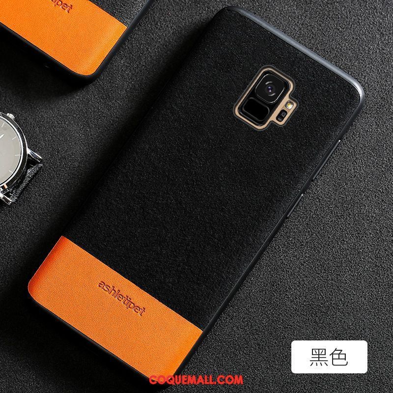 Étui Samsung Galaxy S9 Pu Étoile Daim Fourrure, Coque Samsung Galaxy S9 Créatif Étui En Cuir