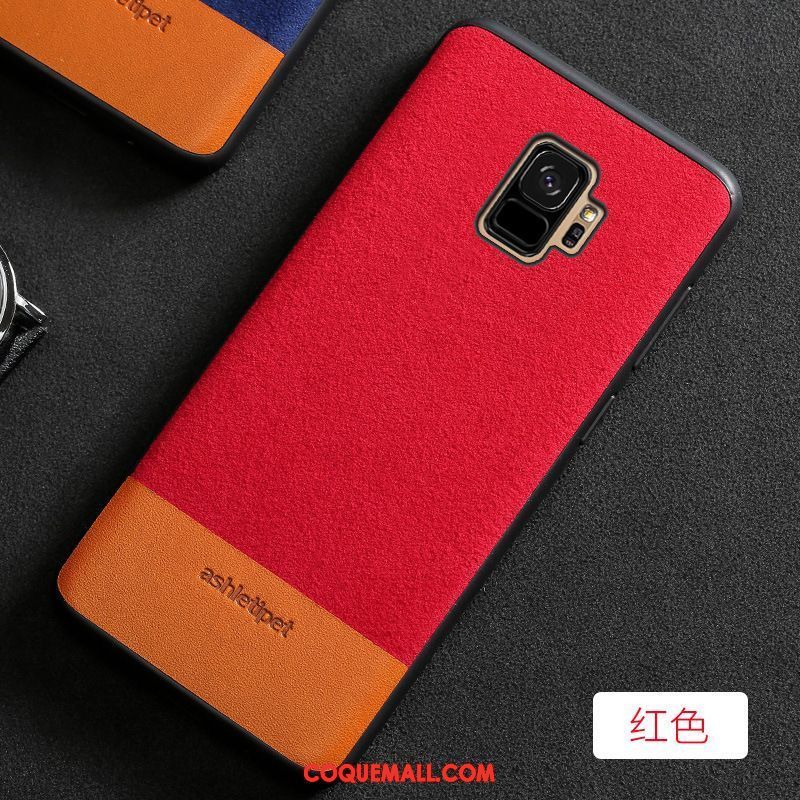 Étui Samsung Galaxy S9 Pu Étoile Daim Fourrure, Coque Samsung Galaxy S9 Créatif Étui En Cuir