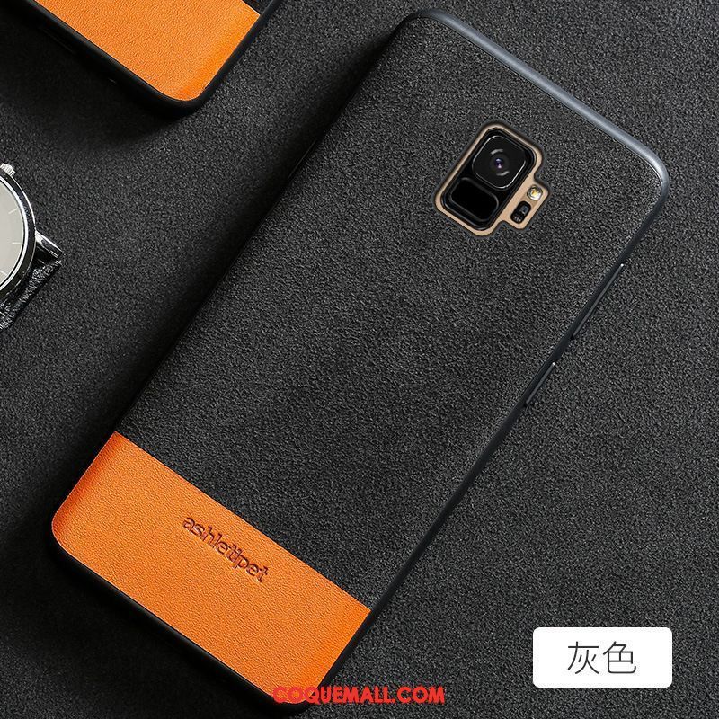 Étui Samsung Galaxy S9 Pu Étoile Daim Fourrure, Coque Samsung Galaxy S9 Créatif Étui En Cuir