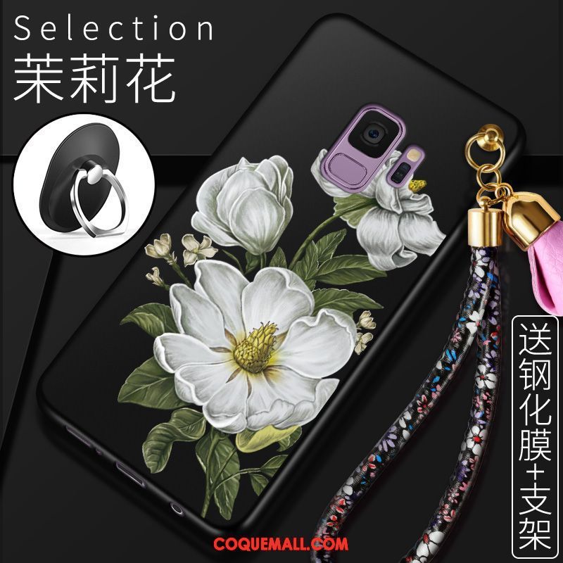 Étui Samsung Galaxy S9+ Pu Étoile Protection, Coque Samsung Galaxy S9+ Tendance Incassable