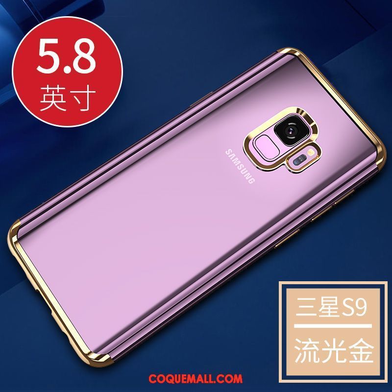 Étui Samsung Galaxy S9 Silicone Protection Très Mince, Coque Samsung Galaxy S9 Nouveau Fluide Doux