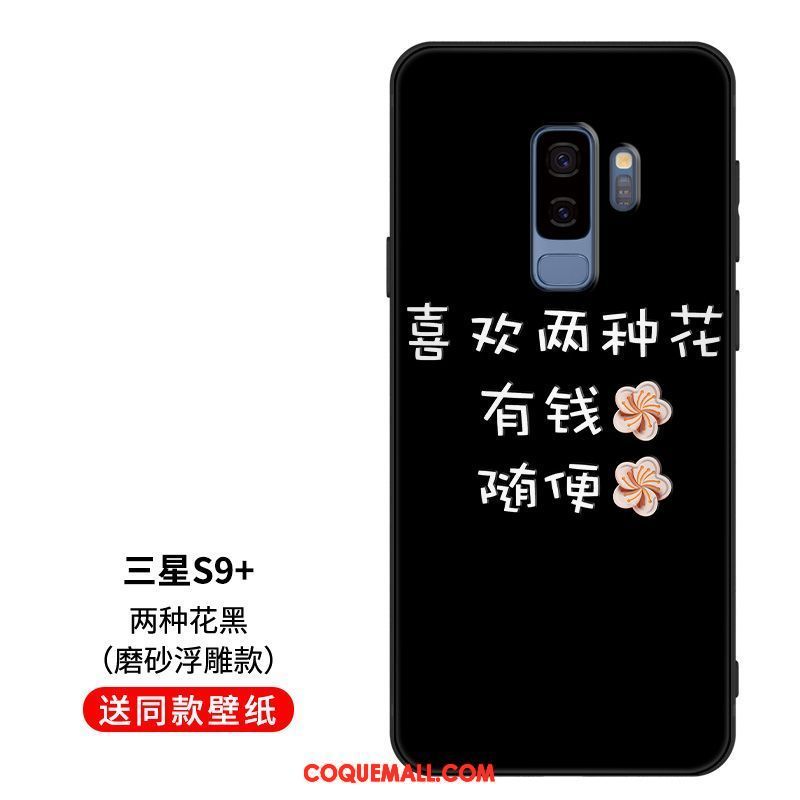 Étui Samsung Galaxy S9+ Silicone Tout Compris Étoile, Coque Samsung Galaxy S9+ Incassable Drôle