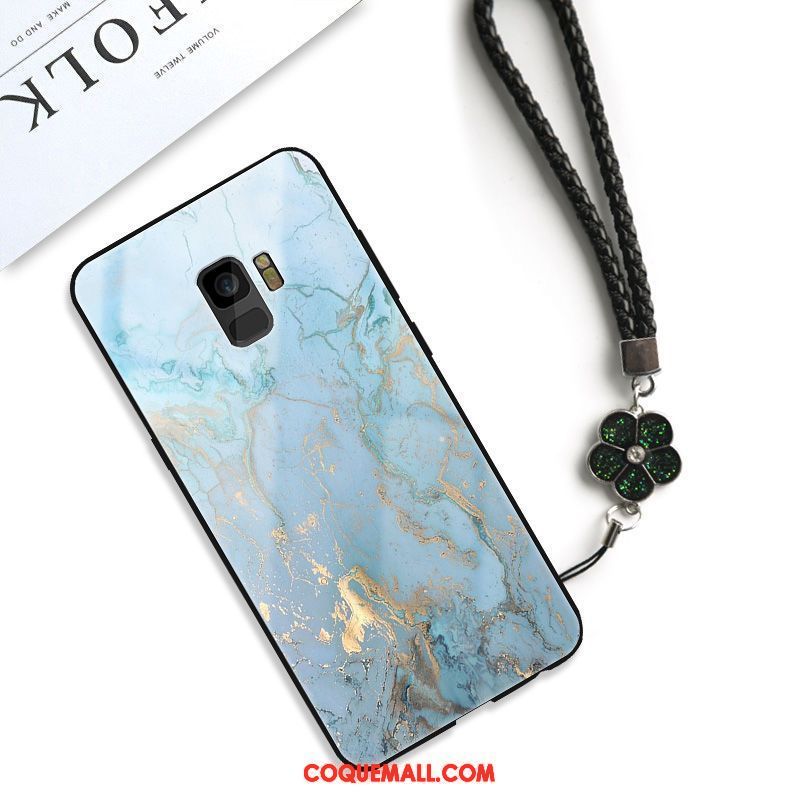 Étui Samsung Galaxy S9 Tendance Téléphone Portable Fluide Doux, Coque Samsung Galaxy S9 Verre Protection