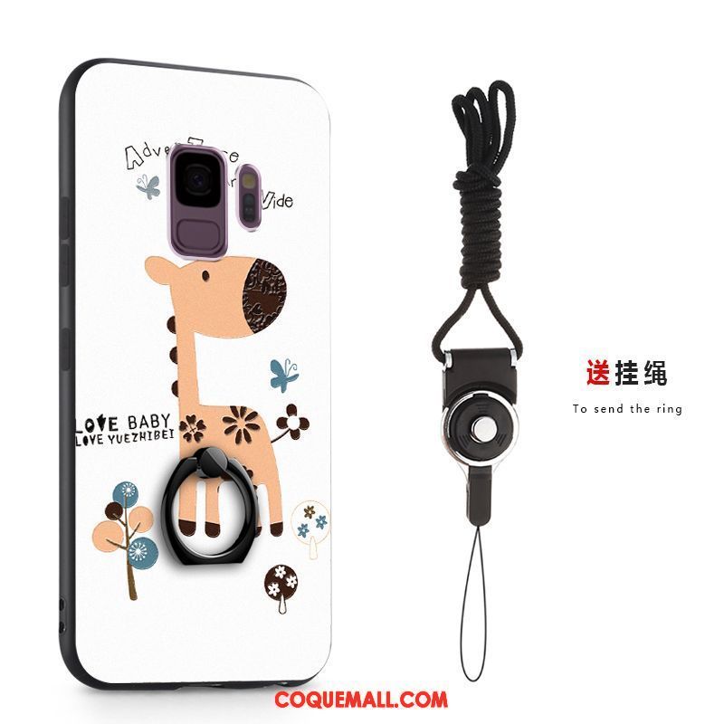 Étui Samsung Galaxy S9 Tout Compris Incassable Ornements Suspendus, Coque Samsung Galaxy S9 Gaufrage Étoile