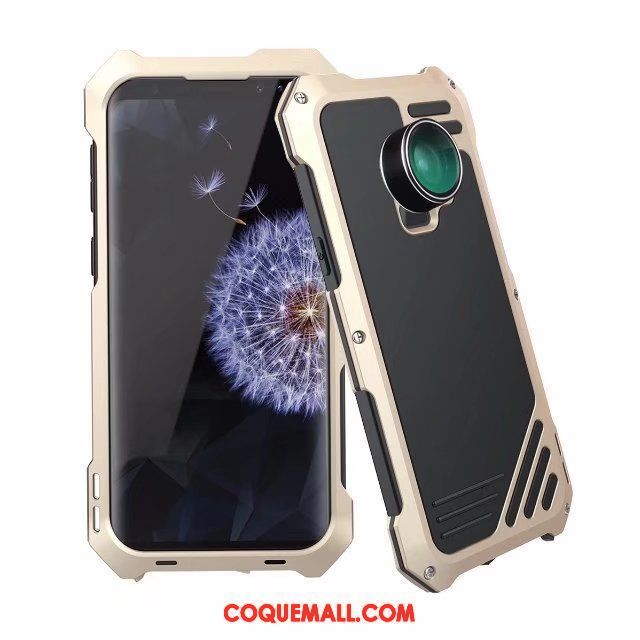 Étui Samsung Galaxy S9 Tout Compris Métal Téléphone Portable, Coque Samsung Galaxy S9 Protection Argent