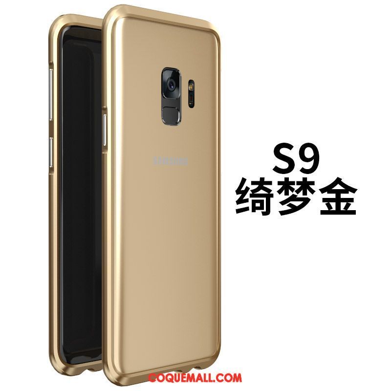 Étui Samsung Galaxy S9 Tout Compris Téléphone Portable Violet, Coque Samsung Galaxy S9 Métal Protection