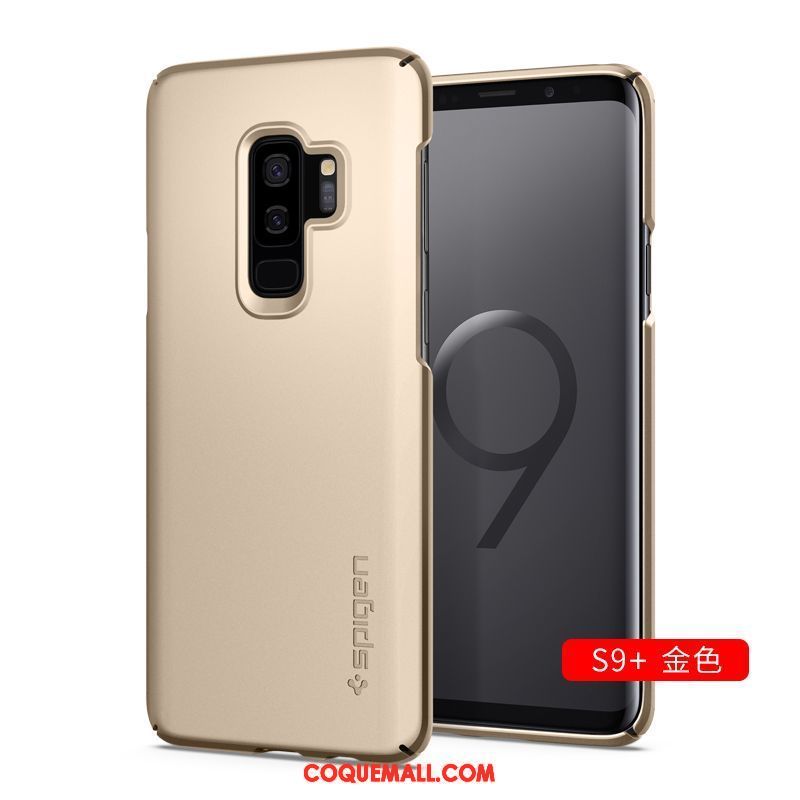 Étui Samsung Galaxy S9+ Très Mince Tendance Étoile, Coque Samsung Galaxy S9+ Protection Or