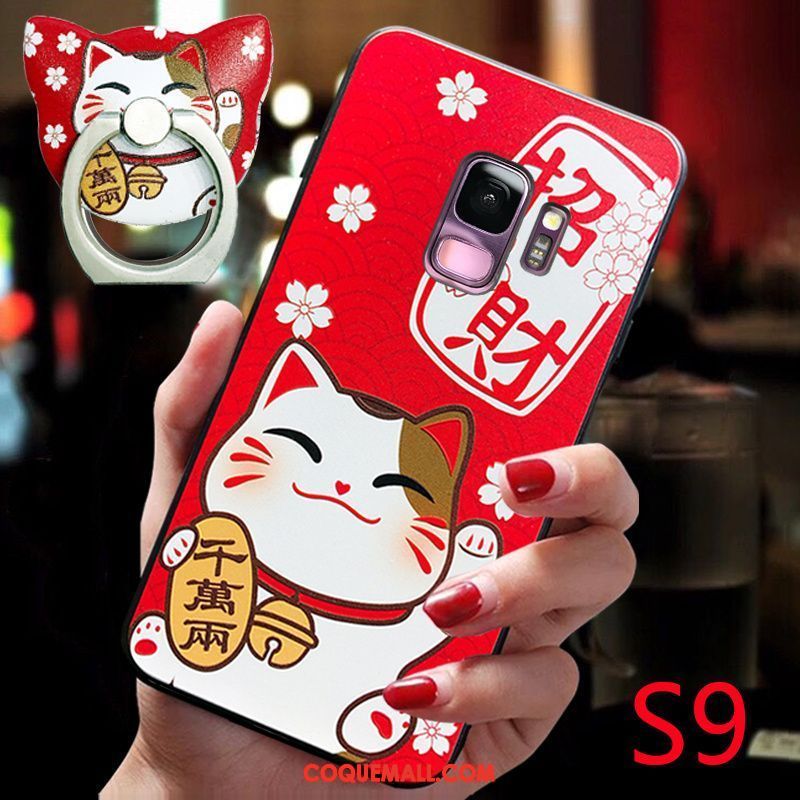 Étui Samsung Galaxy S9 Téléphone Portable Créatif Amoureux, Coque Samsung Galaxy S9 Richesse Tout Compris