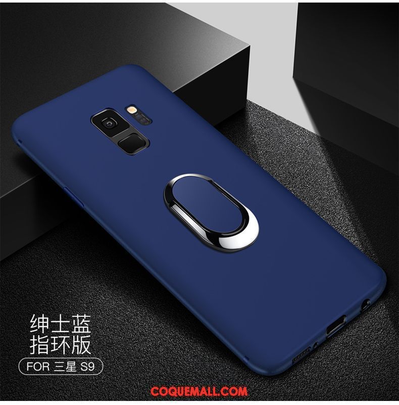 Étui Samsung Galaxy S9 Téléphone Portable Étoile Très Mince, Coque Samsung Galaxy S9 Bleu Protection