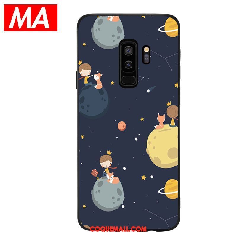 Étui Samsung Galaxy S9+ Étoile Protection Téléphone Portable, Coque Samsung Galaxy S9+ Silicone Charmant