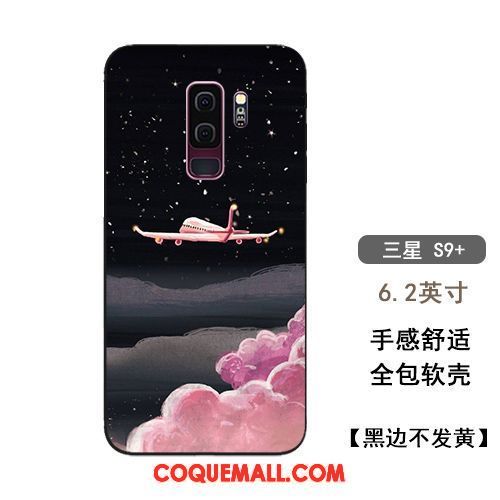 Étui Samsung Galaxy S9+ Étoile Silicone Tout Compris, Coque Samsung Galaxy S9+ Incassable Beau