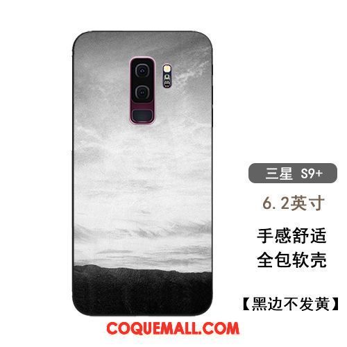 Étui Samsung Galaxy S9+ Étoile Silicone Tout Compris, Coque Samsung Galaxy S9+ Incassable Beau