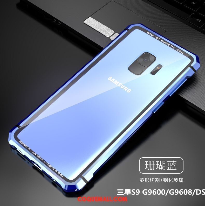 Étui Samsung Galaxy S9 Étoile Transparent Tout Compris, Coque Samsung Galaxy S9 Noir Border