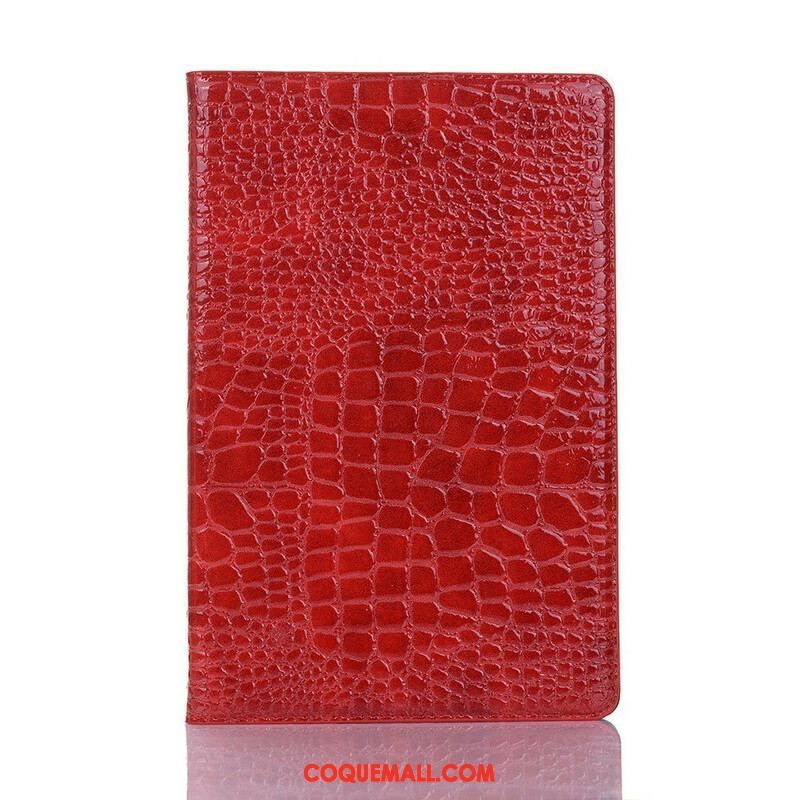 Étui Samsung Galaxy Tab A7 Lite Texture Crocodile