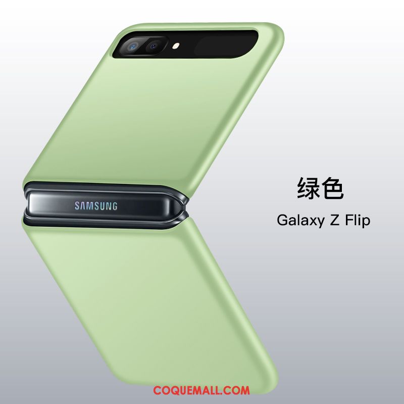 Étui Samsung Z Flip Plier Étoile Protection, Coque Samsung Z Flip Vert Tout Compris