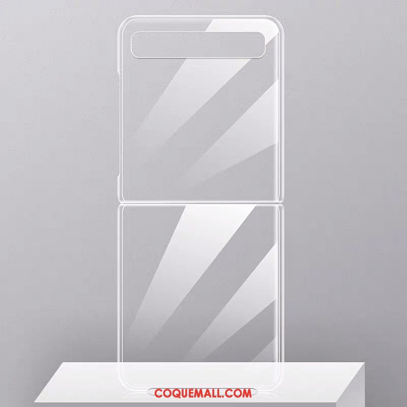 Étui Samsung Z Flip Protection Étoile Incassable, Coque Samsung Z Flip Tout Compris Transparent