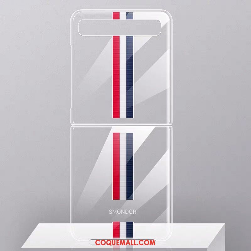 Étui Samsung Z Flip Protection Étoile Incassable, Coque Samsung Z Flip Tout Compris Transparent