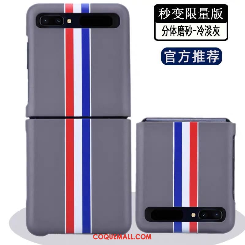 Étui Samsung Z Flip Étoile Incassable Nouveau, Coque Samsung Z Flip Légère Bleu