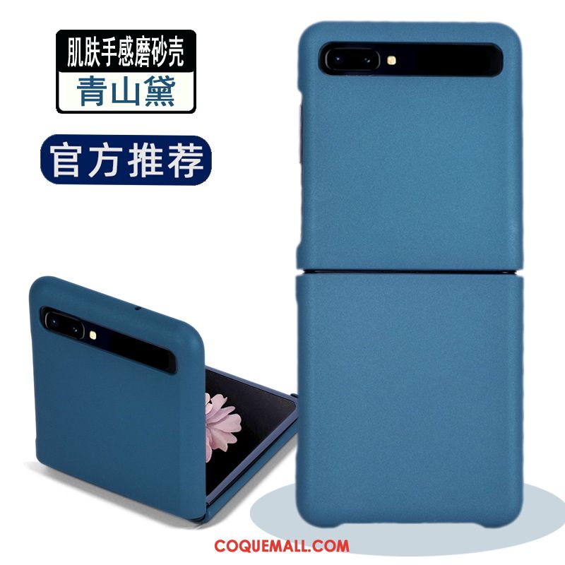 Étui Samsung Z Flip Étoile Incassable Nouveau, Coque Samsung Z Flip Légère Bleu