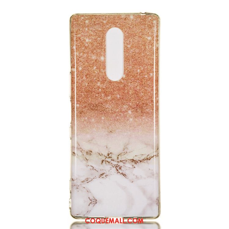 Étui Sony Xperia 1 Bleu Simple Grand, Coque Sony Xperia 1 Téléphone Portable Business