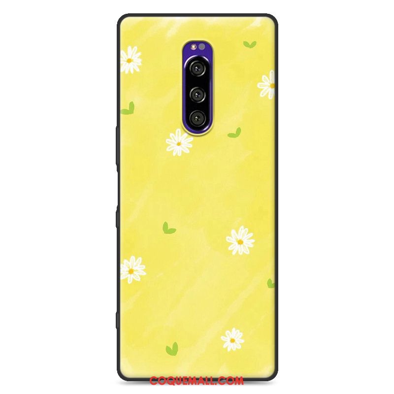 Étui Sony Xperia 1 Dessin Animé Fluide Doux Protection, Coque Sony Xperia 1 Rouge Drôle