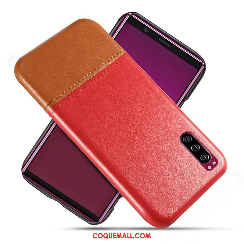 Étui Sony Xperia 1 Ii Personnalité Cuir Qualité, Coque Sony Xperia 1 Ii Protection Bleu