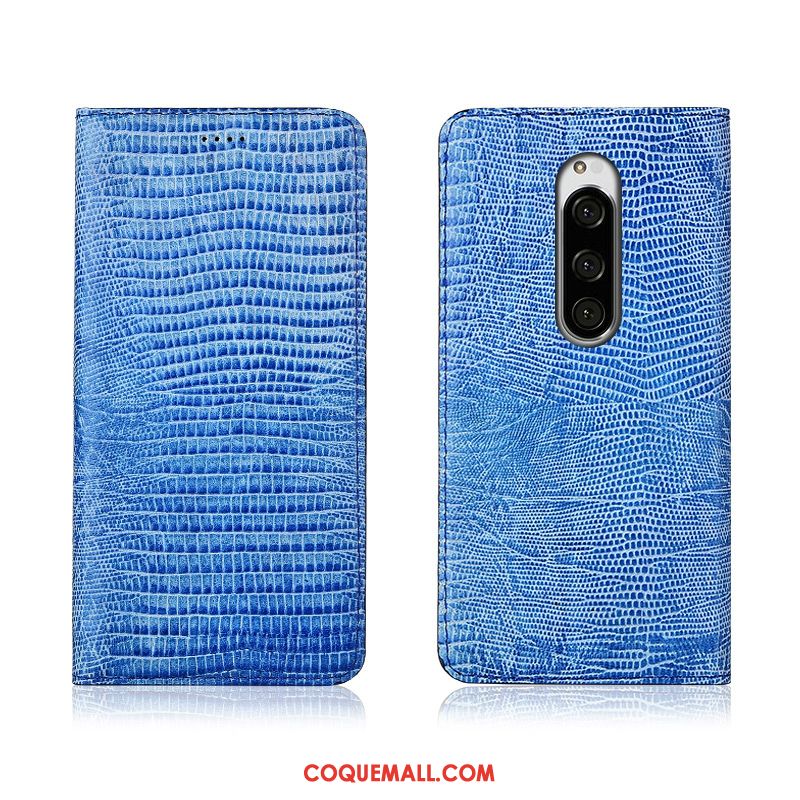 Étui Sony Xperia 1 Incassable Tout Compris Fluide Doux, Coque Sony Xperia 1 En Cuir Clamshell Braun