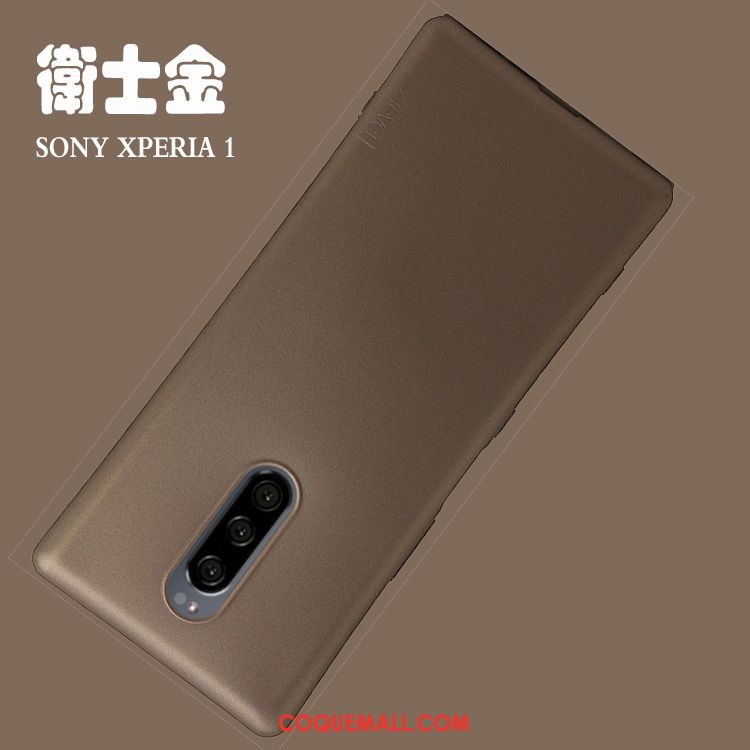 Étui Sony Xperia 1 Incassable Téléphone Portable Fluide Doux, Coque Sony Xperia 1 Silicone Très Mince