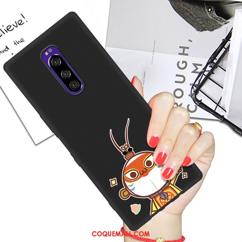 Étui Sony Xperia 1 Protection Fluide Doux Téléphone Portable, Coque Sony Xperia 1 Créatif Dessin Animé