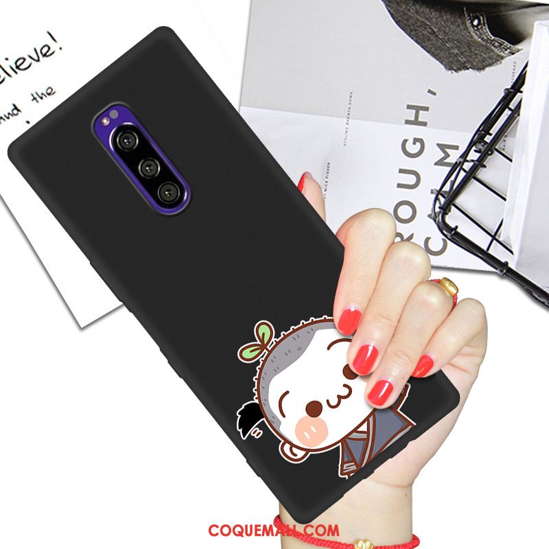 Étui Sony Xperia 1 Protection Fluide Doux Téléphone Portable, Coque Sony Xperia 1 Créatif Dessin Animé