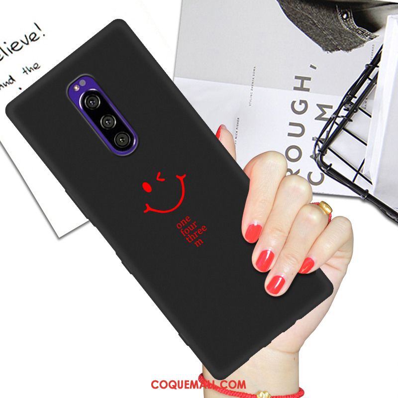 Étui Sony Xperia 1 Protection Fluide Doux Téléphone Portable, Coque Sony Xperia 1 Créatif Dessin Animé