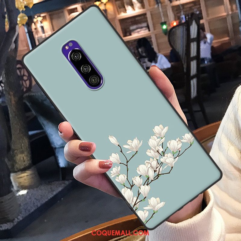 Étui Sony Xperia 1 Téléphone Portable Charmant Dessin Animé, Coque Sony Xperia 1 Protection Ornements Suspendus