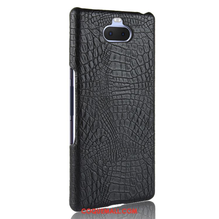 Étui Sony Xperia 10 Crocodile Modèle Protection Difficile, Coque Sony Xperia 10 Qualité Cuir Orange