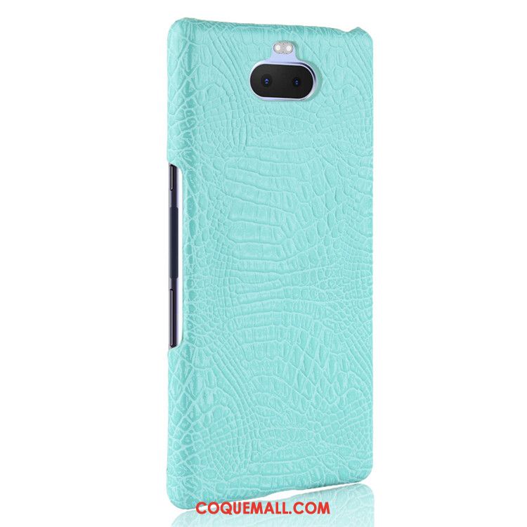 Étui Sony Xperia 10 Crocodile Modèle Protection Difficile, Coque Sony Xperia 10 Qualité Cuir Orange