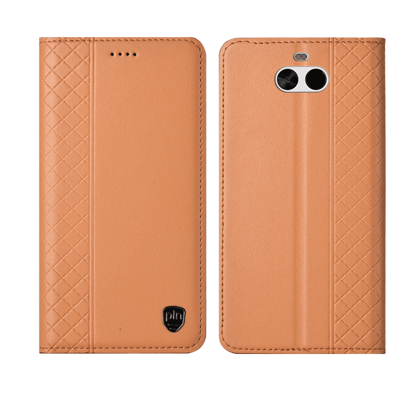 Étui Sony Xperia 10 En Cuir Nouveau Téléphone Portable, Coque Sony Xperia 10 Plaid Protection