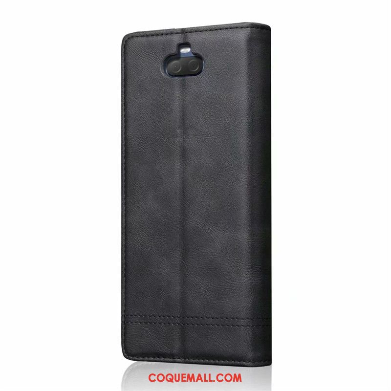 Étui Sony Xperia 10 Plus Incassable Protection En Cuir, Coque Sony Xperia 10 Plus Téléphone Portable Nouveau