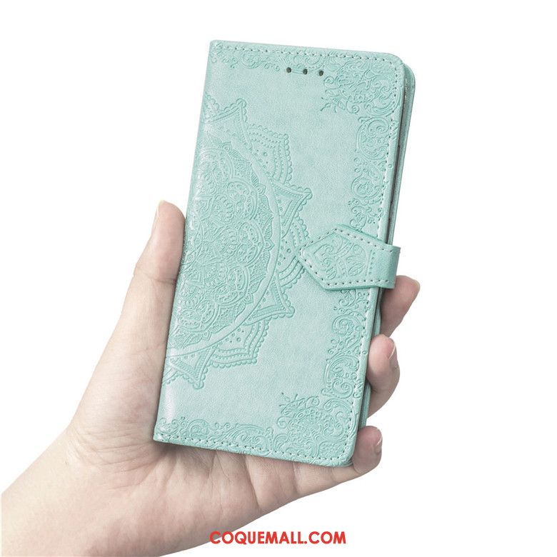 Étui Sony Xperia 10 Téléphone Portable En Cuir Protection, Coque Sony Xperia 10 Incassable Bleu