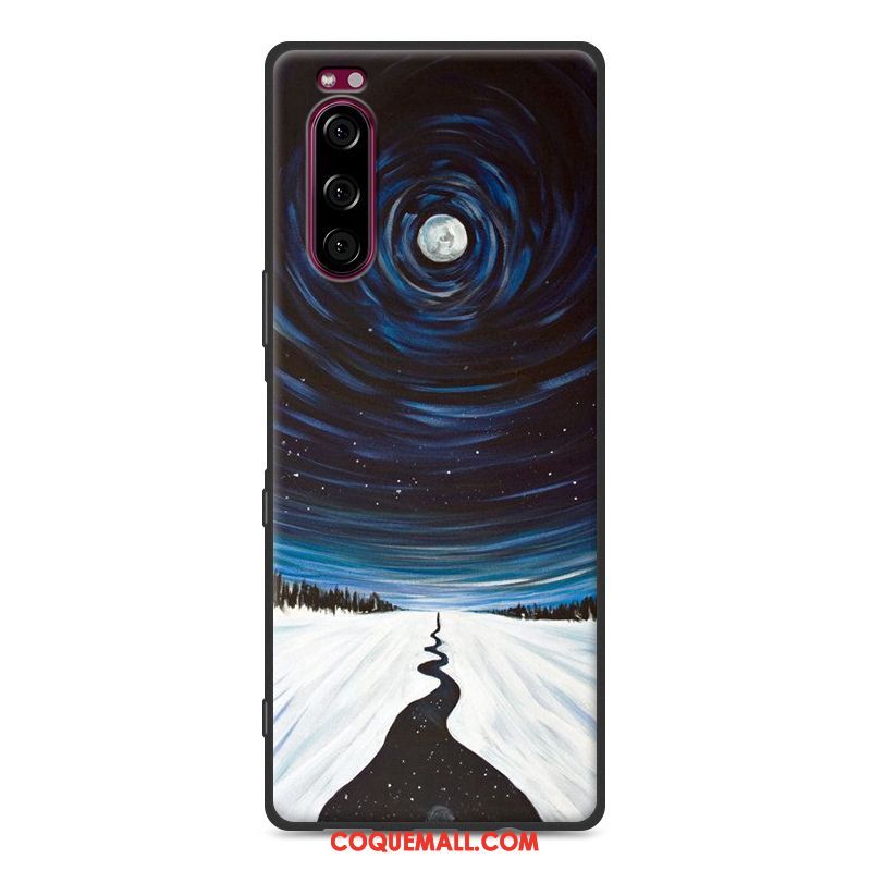 Étui Sony Xperia 5 Personnalité Silicone Protection, Coque Sony Xperia 5 Dessin Animé Incassable