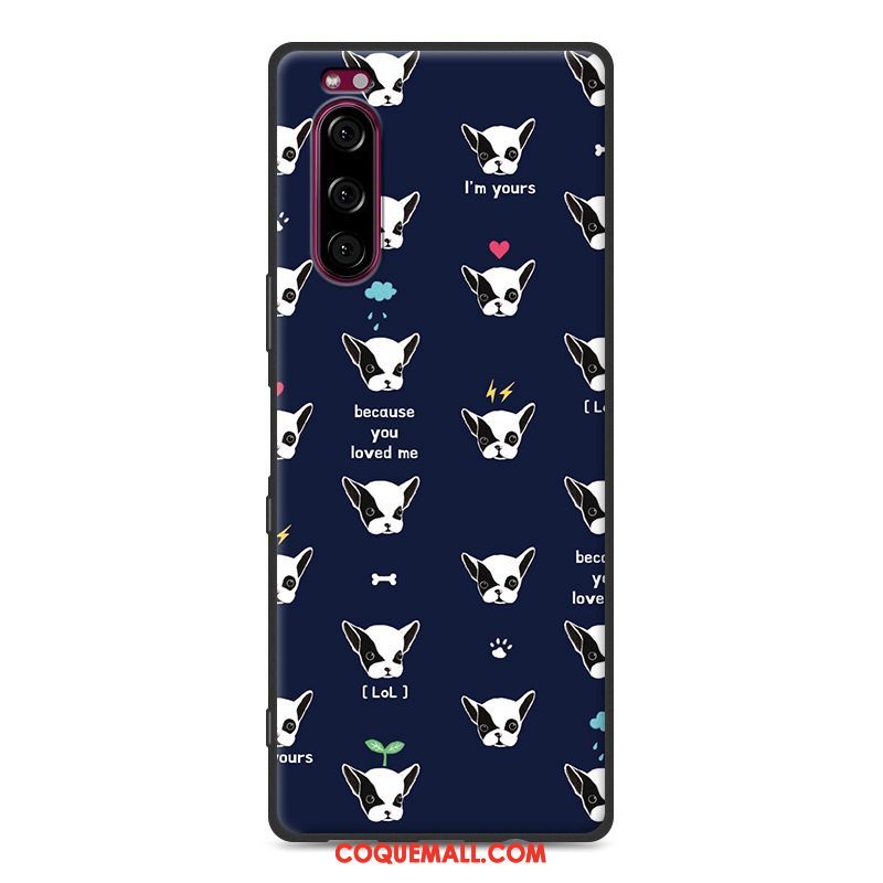 Étui Sony Xperia 5 Personnalité Silicone Protection, Coque Sony Xperia 5 Dessin Animé Incassable